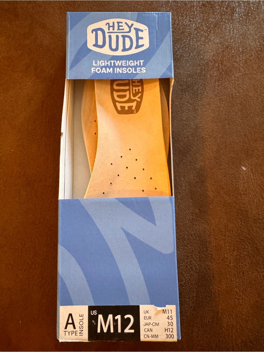 Hey Dude Tan Lightweight Foam Insoles